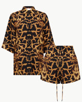 Giraffe Print Silk Pyjama Set (Copy)