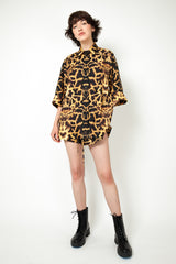 Giraffe Print Silk Pyjama Set (Copy)