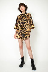 Giraffe Print Silk Pyjama Shorts (Copy)