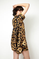 Giraffe Print Silk Pyjama Shirt (Copy)