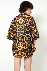 Giraffe Print Silk Pyjama Set (Copy)